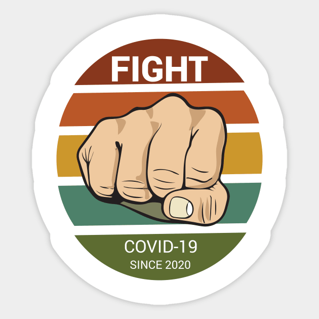 Fight Sticker by dddesign